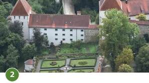 Gartenkunst im Passauer Land - Themengrten im Passauer Land und in Bhmen - Schloss Neuburg